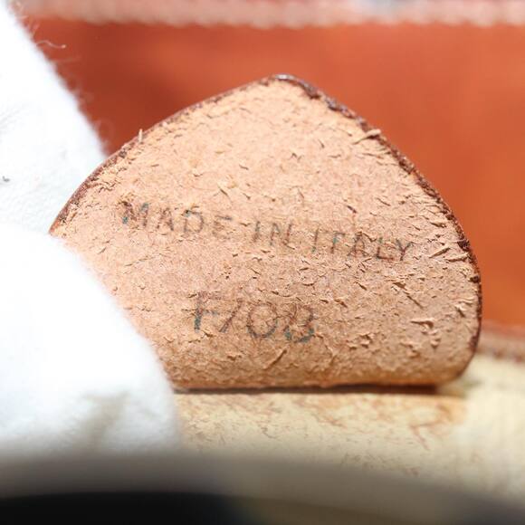 CELINE Macadam Canvas Shoulder Bag Pvc Brown - Picture 13 of 13